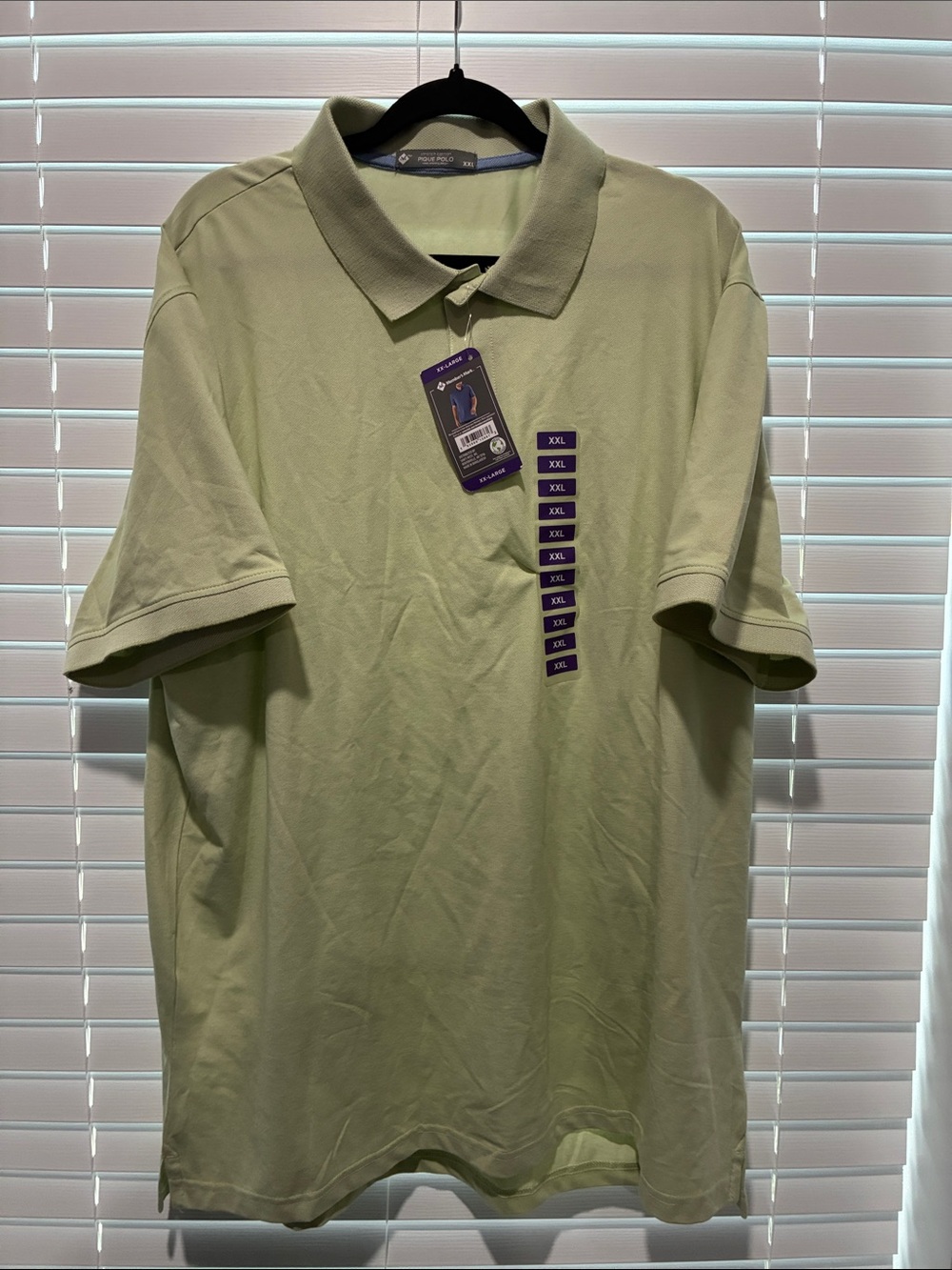 Light Green Men's Polo Shirt - Breathable Classic Fit